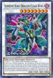 Supreme King Dragon Clear Wing [Code of the Duelist] [COTD-EN039] | Gear Gaming Bentonville