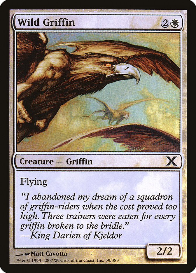 Wild Griffin (Premium Foil) [Tenth Edition] | Gear Gaming Bentonville