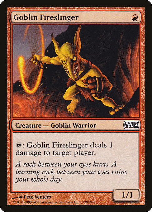 Goblin Fireslinger [Magic 2012 (M12)] | Gear Gaming Bentonville