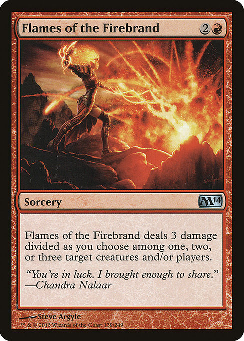 Flames of the Firebrand [Magic 2014 (M14)] | Gear Gaming Bentonville