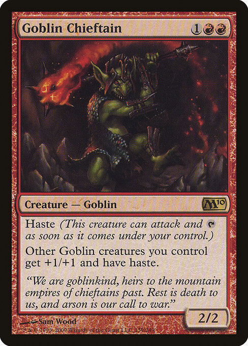 Goblin Chieftain [Magic 2010 (M10)] | Gear Gaming Bentonville