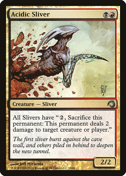 Acidic Sliver [Premium Deck Series: Slivers] | Gear Gaming Bentonville