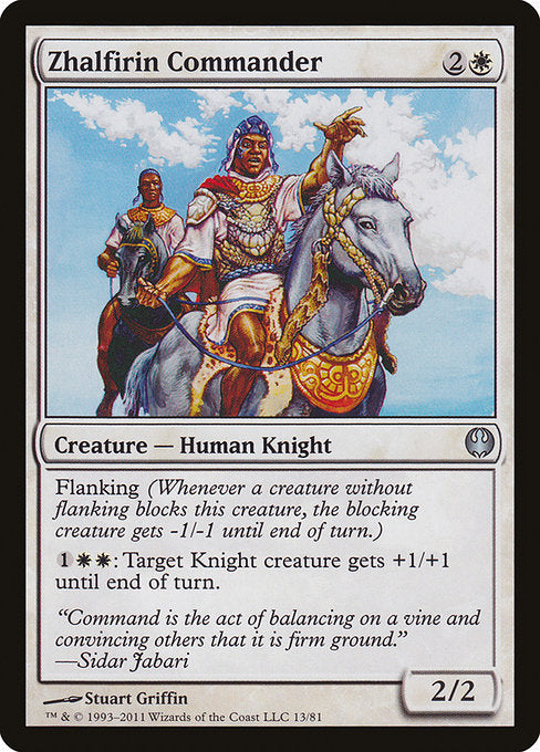 Zhalfirin Commander [Duel Decks: Knights vs. Dragons] | Gear Gaming Bentonville