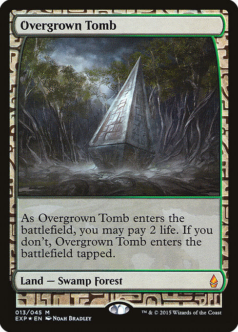 Overgrown Tomb [Zendikar Expeditions] | Gear Gaming Bentonville