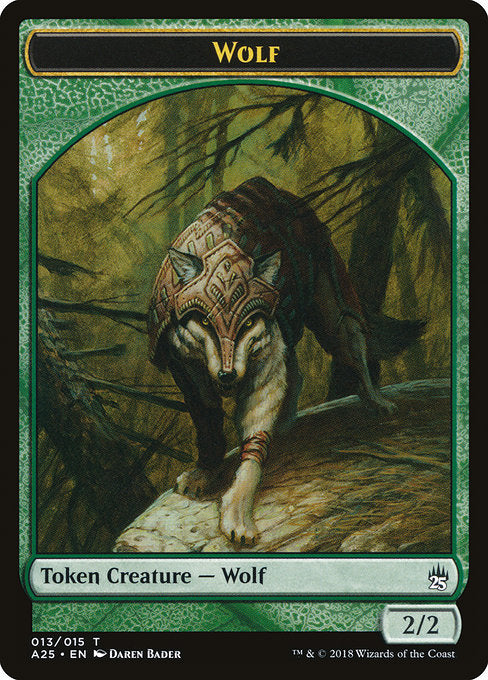 Wolf Token (013) [Masters 25] | Gear Gaming Bentonville