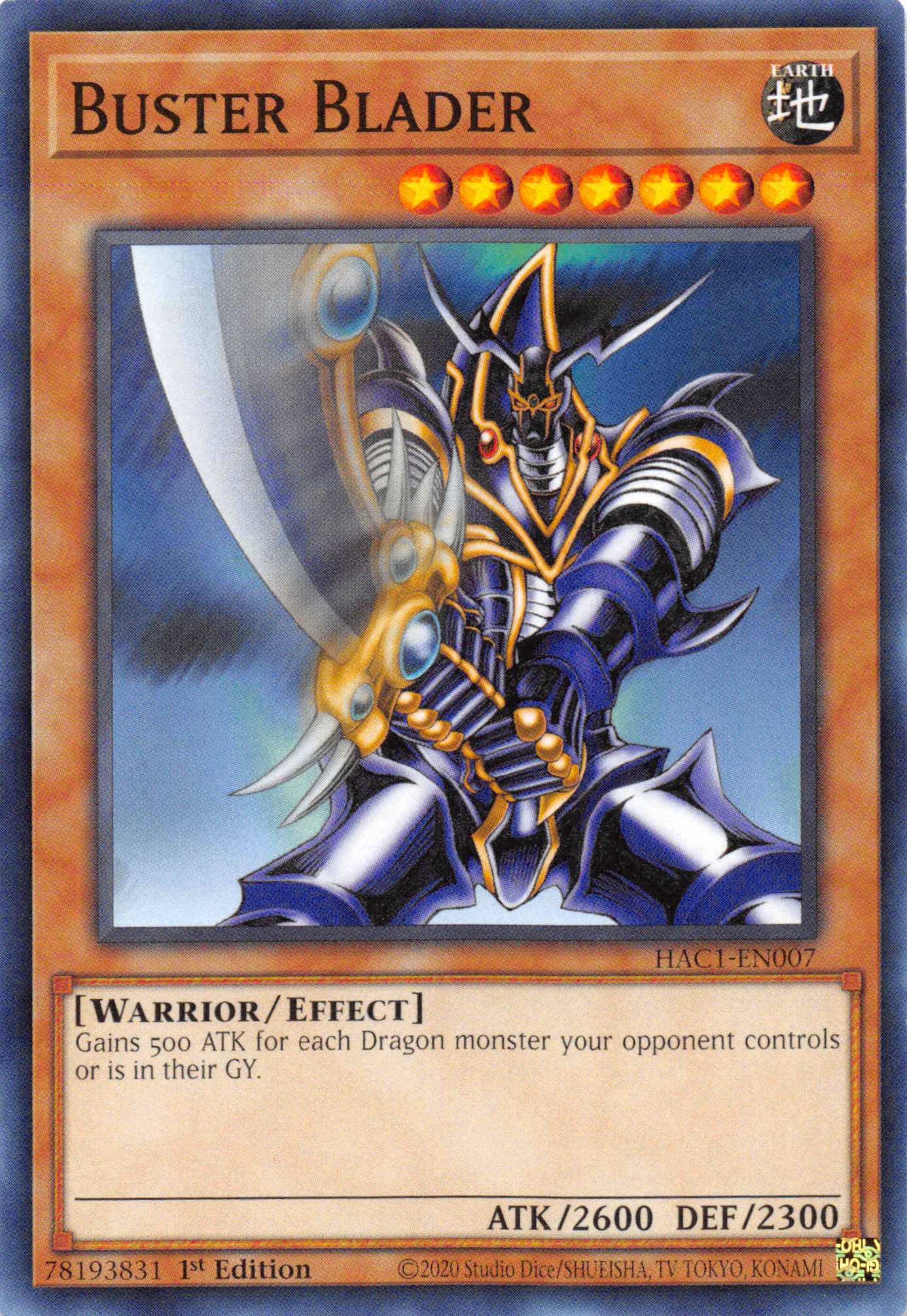 Buster Blader [HAC1-EN007] Common | Gear Gaming Bentonville