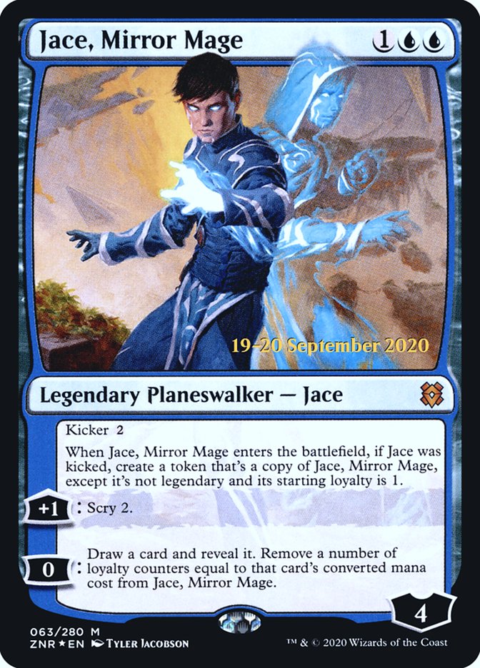 Jace, Mirror Mage  [Zendikar Rising Prerelease Promos] | Gear Gaming Bentonville