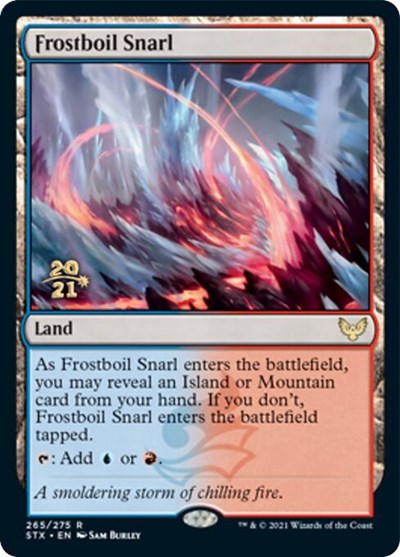 Frostboil Snarl [Strixhaven: School of Mages Prerelease Promos] | Gear Gaming Bentonville