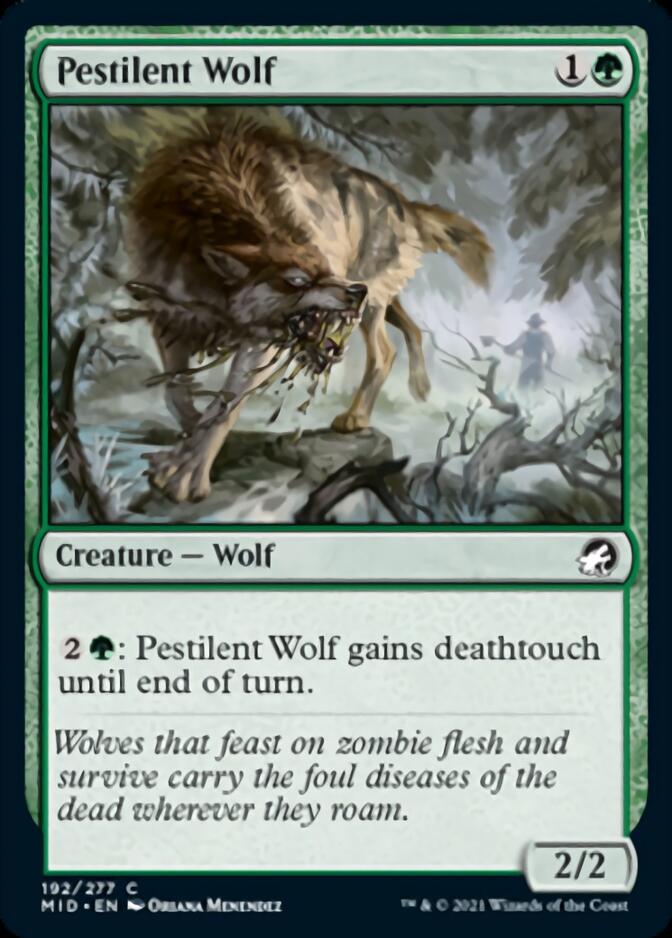 Pestilent Wolf [Innistrad: Midnight Hunt] | Gear Gaming Bentonville