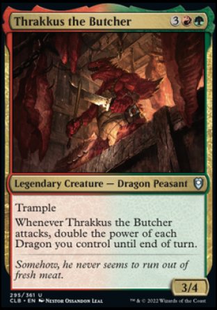 Thrakkus the Butcher [Commander Legends: Battle for Baldur's Gate] | Gear Gaming Bentonville