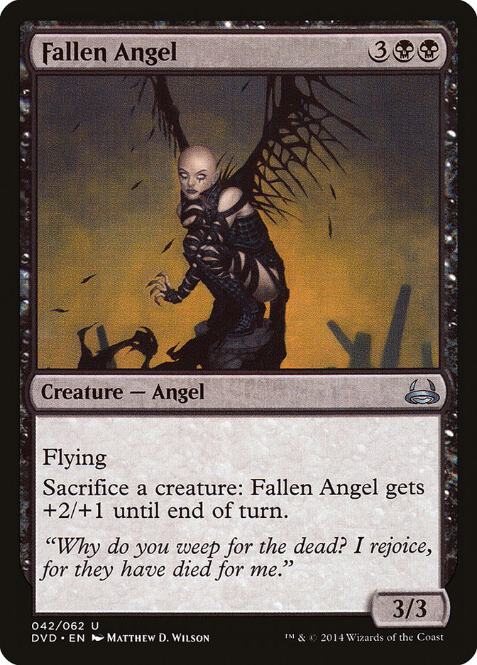 Fallen Angel (Divine vs. Demonic) [Duel Decks Anthology] | Gear Gaming Bentonville