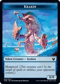 Kraken // Satyr Double-sided Token [Theros Beyond Death Tokens] | Gear Gaming Bentonville