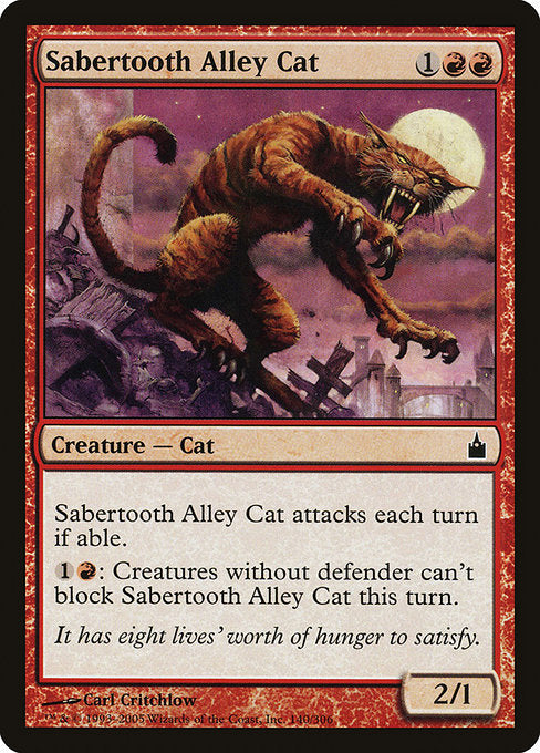 Sabertooth Alley Cat [Ravnica: City of Guilds] | Gear Gaming Bentonville