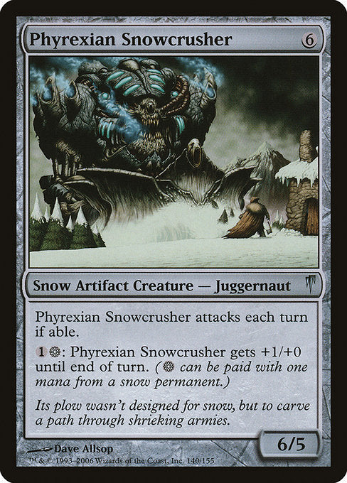 Phyrexian Snowcrusher [Coldsnap] | Gear Gaming Bentonville