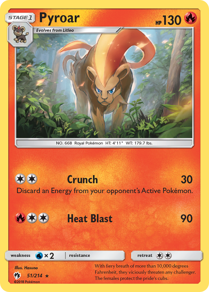 Pyroar (51/214) [Sun & Moon: Lost Thunder] | Gear Gaming Bentonville