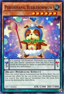 Performapal Bubblebowwow [2017 Mega-Tins Mega Pack] [MP17-EN062] | Gear Gaming Bentonville