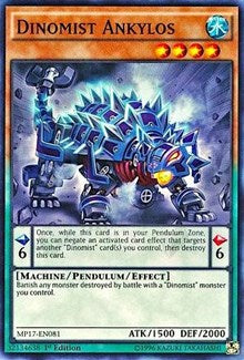 Dinomist Ankylos [2017 Mega-Tins Mega Pack] [MP17-EN081] | Gear Gaming Bentonville