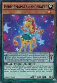 Performapal Changeraffe [2017 Mega-Tins Mega Pack] [MP17-EN130] | Gear Gaming Bentonville