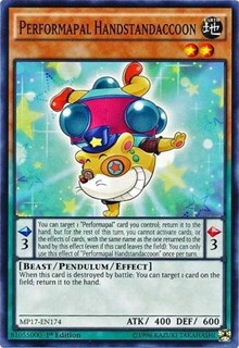 Performapal Handstandaccoon [2017 Mega-Tins Mega Pack] [MP17-EN174] | Gear Gaming Bentonville