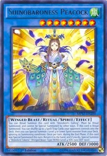 Shinobaroness Peacock [2017 Mega-Tins Mega Pack] [MP17-EN200] | Gear Gaming Bentonville