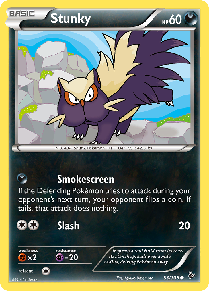 Stunky (53/106) [XY: Flashfire] | Gear Gaming Bentonville