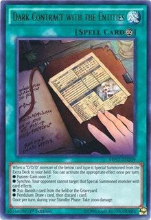 Dark Contract with the Entities [2017 Mega-Tins Mega Pack] [MP17-EN239] | Gear Gaming Bentonville