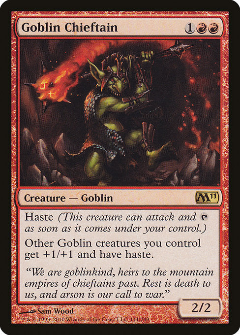 Goblin Chieftain [Magic 2011 (M11)] | Gear Gaming Bentonville