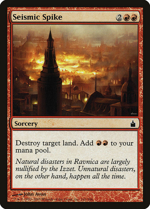 Seismic Spike [Ravnica: City of Guilds] | Gear Gaming Bentonville