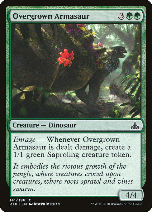 Overgrown Armasaur [Rivals of Ixalan] | Gear Gaming Bentonville