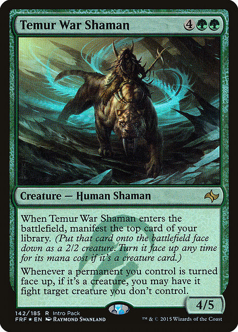 Temur War Shaman [Unique and Miscellaneous Promos] | Gear Gaming Bentonville