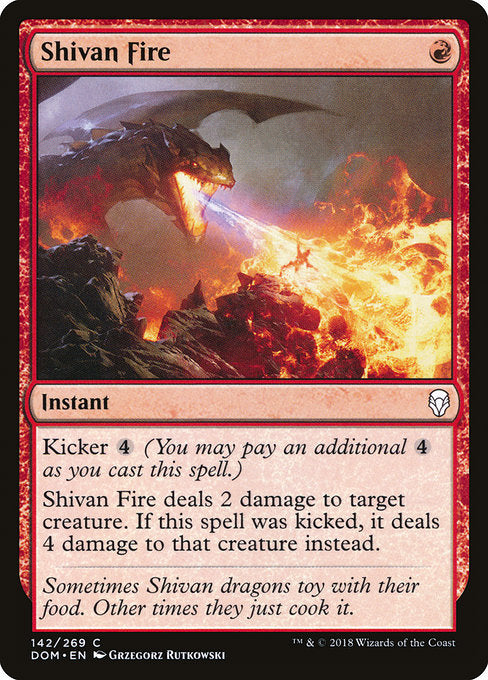 Shivan Fire [Dominaria] | Gear Gaming Bentonville