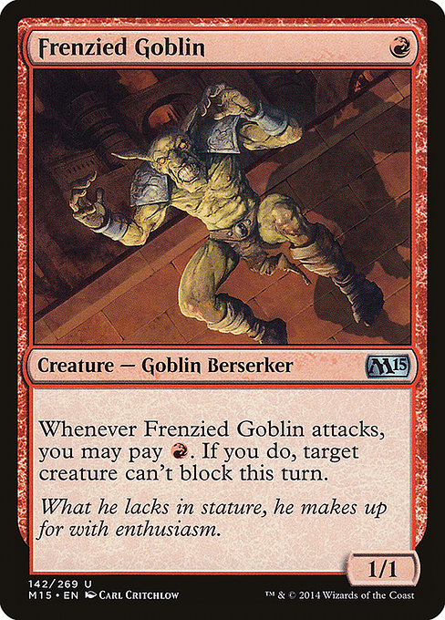 Frenzied Goblin [Magic 2015 (M15)] | Gear Gaming Bentonville