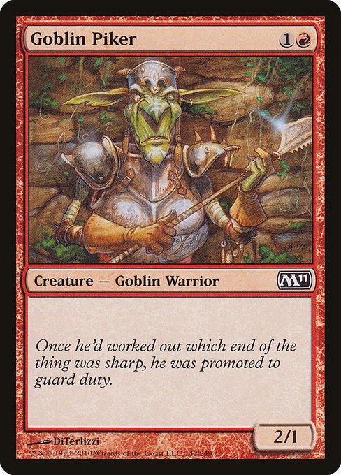 Goblin Piker [Magic 2011 (M11)] | Gear Gaming Bentonville