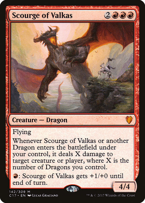 Scourge of Valkas [Commander 2017] | Gear Gaming Bentonville