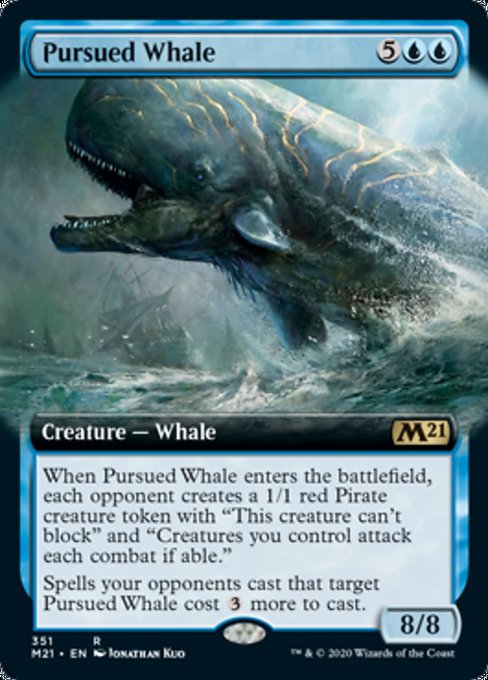 Pursued Whale (Extended Art) [Core Set 2021] | Gear Gaming Bentonville