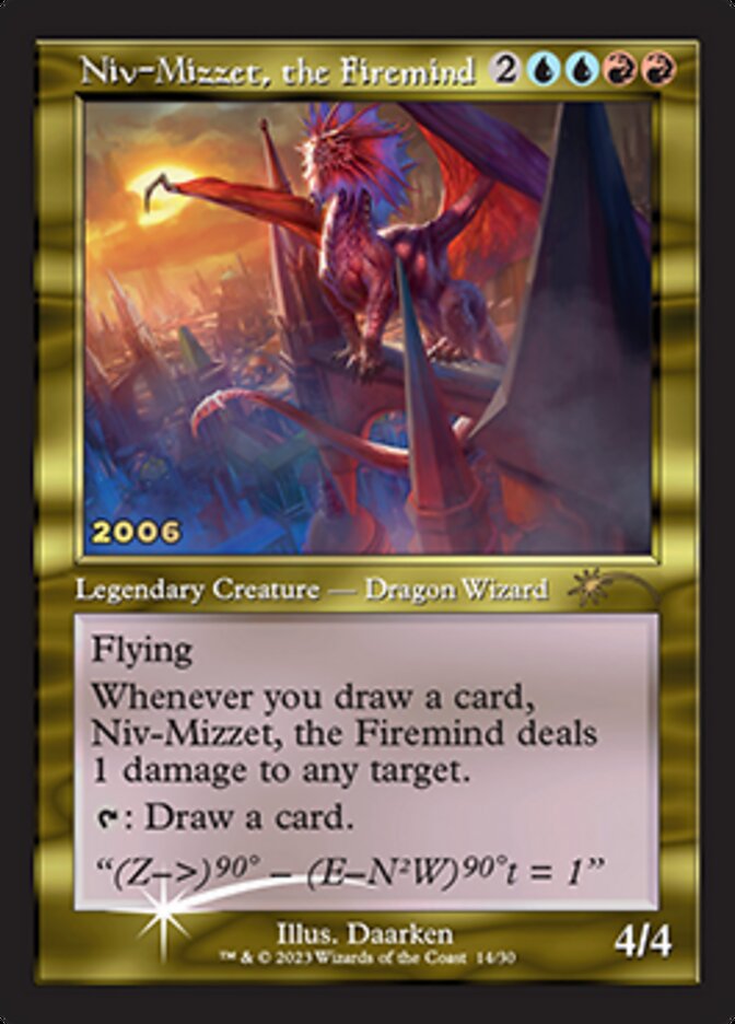 Niv-Mizzet, the Firemind [30th Anniversary Promos] | Gear Gaming Bentonville