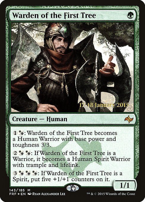 Warden of the First Tree [Prerelease Cards] | Gear Gaming Bentonville