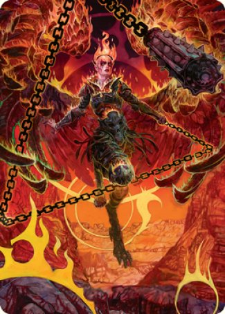 Zariel, Archduke of Avernus Art Card [Dungeons & Dragons: Adventures in the Forgotten Realms Art Series] | Gear Gaming Bentonville