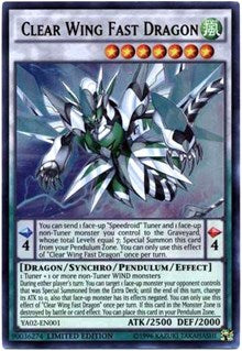 Clear Wing Fast Dragon [Yu-Gi-Oh! ARC-V Promo Cards] [YA02-EN001] | Gear Gaming Bentonville