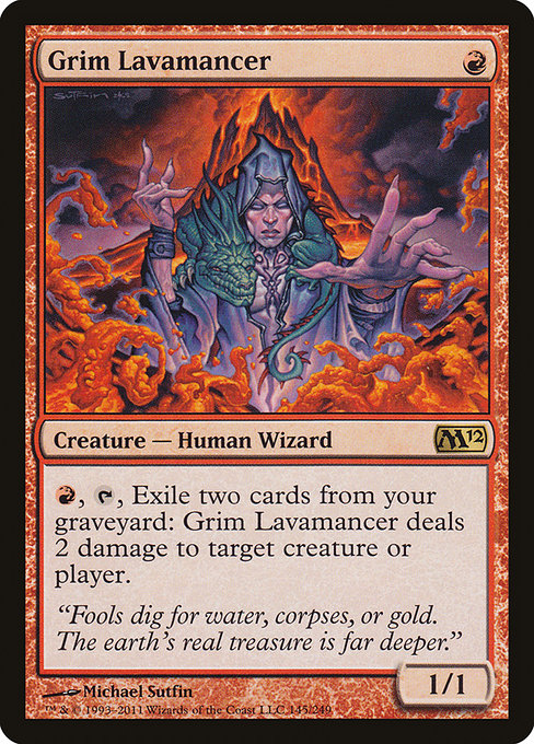 Grim Lavamancer [Magic 2012 (M12)] | Gear Gaming Bentonville