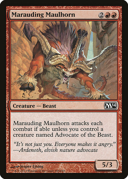 Marauding Maulhorn [Magic 2014 (M14)] | Gear Gaming Bentonville