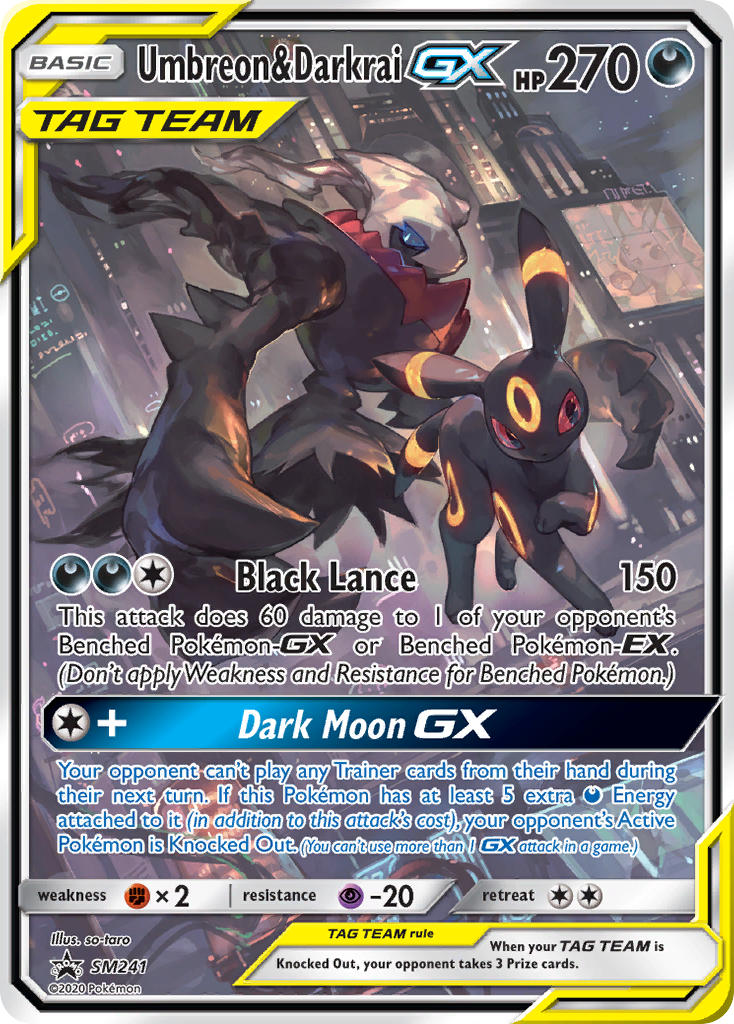 Umbreon & Darkrai GX (SM241) [Sun & Moon: Black Star Promos] | Gear Gaming Bentonville