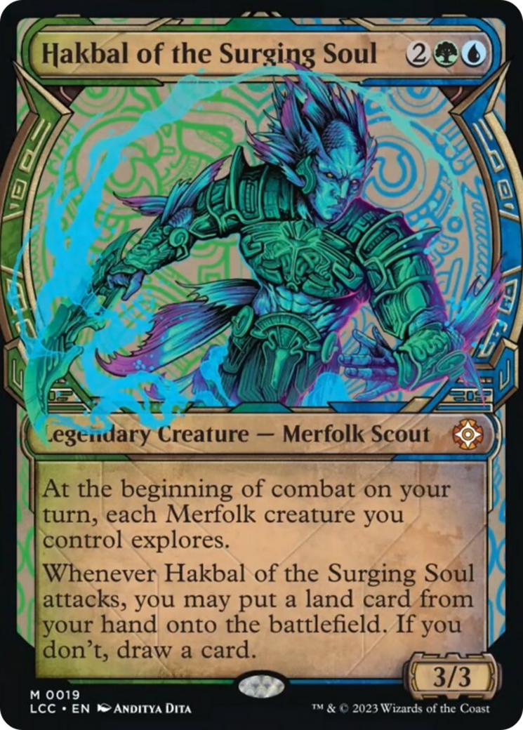 Hakbal of the Surging Soul (Showcase) [The Lost Caverns of Ixalan Commander] | Gear Gaming Bentonville