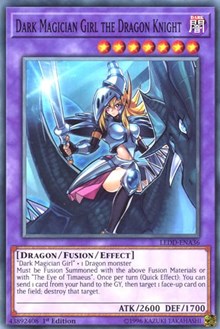 Dark Magician Girl the Dragon Knight [Legendary Dragon Decks] [LEDD-ENA36] | Gear Gaming Bentonville