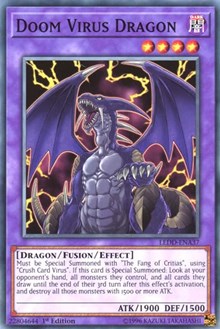 Doom Virus Dragon [Legendary Dragon Decks] [LEDD-ENA37] | Gear Gaming Bentonville