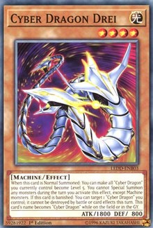 Cyber Dragon Drei [Legendary Dragon Decks] [LEDD-ENB03] | Gear Gaming Bentonville