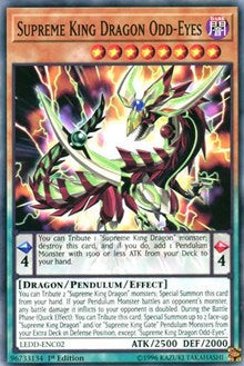 Supreme King Dragon Odd-Eyes [Legendary Dragon Decks] [LEDD-ENC02] | Gear Gaming Bentonville