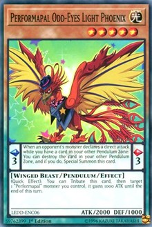 Performapal Odd-Eyes Light Phoenix [Legendary Dragon Decks] [LEDD-ENC06] | Gear Gaming Bentonville