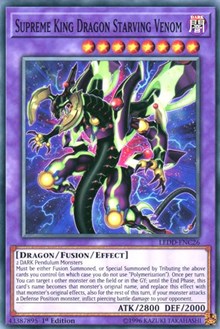 Supreme King Dragon Starving Venom [Legendary Dragon Decks] [LEDD-ENC26] | Gear Gaming Bentonville