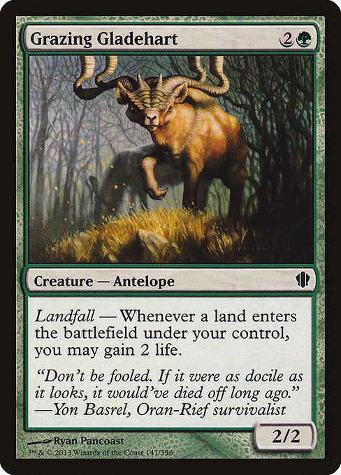 Grazing Gladehart [Commander 2013] | Gear Gaming Bentonville